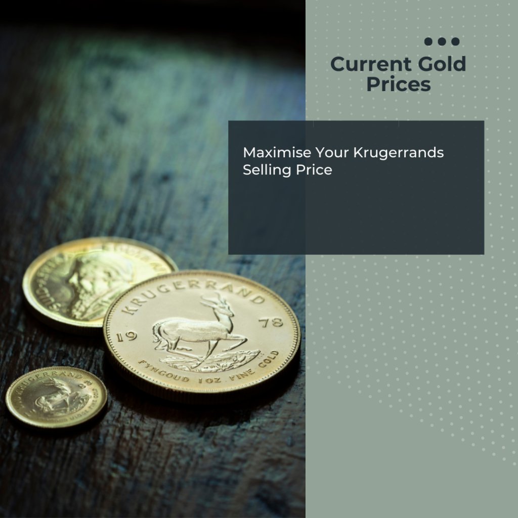 Krugerrand coins with strategies to maximize selling prices based on current gold market trends.