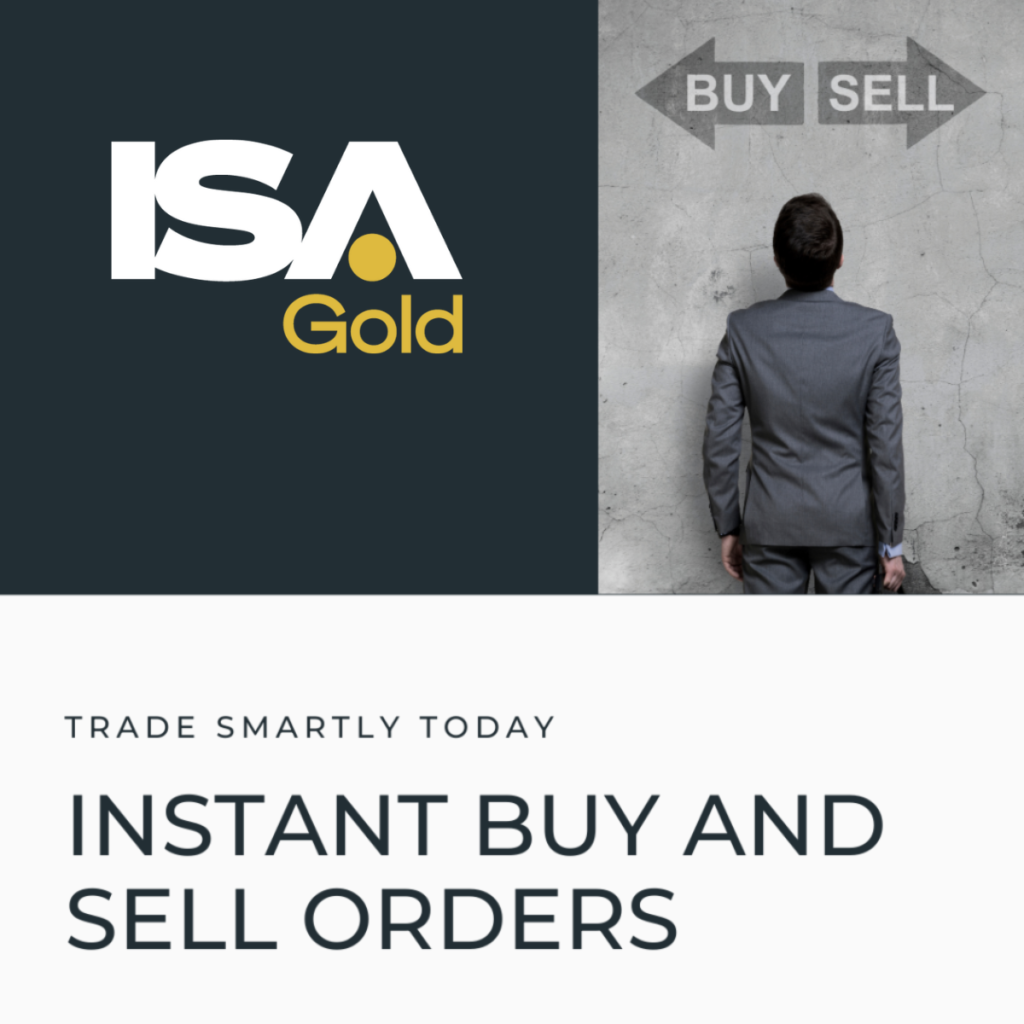ISA Gold trading platform enables seamless gold buying and selling.