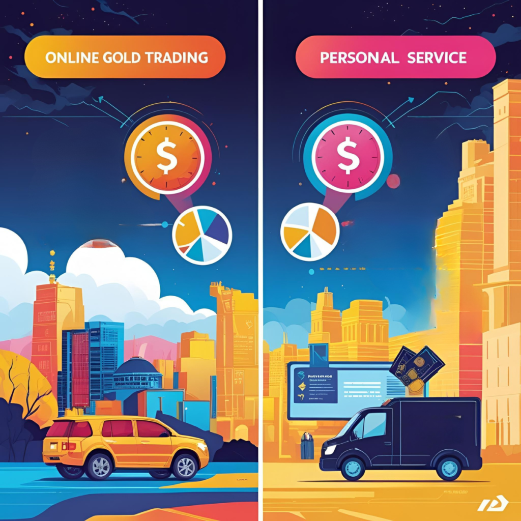 Comparison of online and offline dealers during inflation to show their role in the Krugerrand Trading Inflation Impact