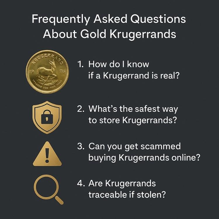 Frequently asked questions about Gold Krugerrand safety and fraud protection