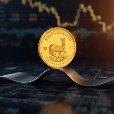 Gold Krugerrand coin visualising bull and bear market cycles to explain strategic timing for trading