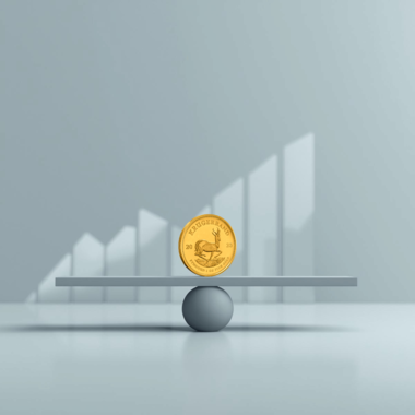 Krugerrand illustrating how interest rate changes affect the price of gold Krugerrand