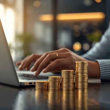 Investor using ISA Gold platform to monitor Krugerrand prices, illustrating strategic holding and informed trading