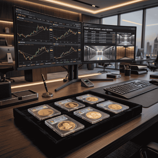 ISA Gold executive trading platform providing live quotes and verified gold krugerrand value settlement